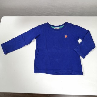 ブランシェス(Branshes)のブランシェス　ロンT　長袖Tシャツ　ブルー　青　クマ　100cm(Tシャツ/カットソー)