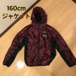 【中古品】男児メンズ 迷彩レッド ジャケット 160cm(ジャケット/上着)