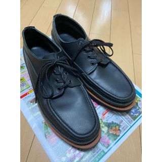 ラッセルモカシン(RUSSELL MOCCASIN)のラッセルモカシン　オネイダ　ダブルパンプ　黒　Russell Moccasin(スリッポン/モカシン)