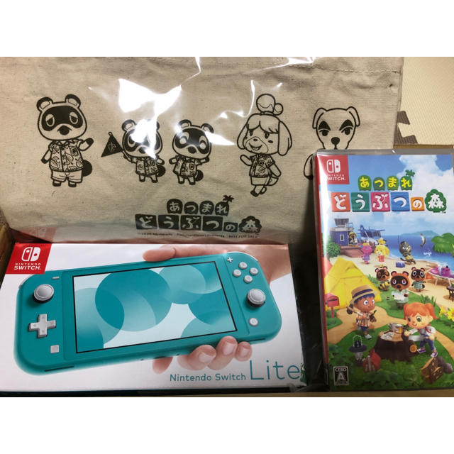 Nintendo Switch ターコイズブルー＋どう森ソフト