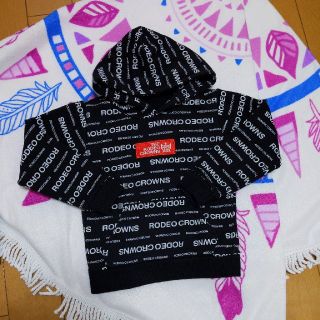 ロデオクラウンズワイドボウル(RODEO CROWNS WIDE BOWL)の5kidsmom様売約済　RODEO CROWNS パーカー kidsM(Tシャツ/カットソー)