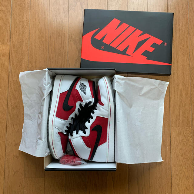 NIKE(ナイキ)のair Jordan 1 carmine ジョーダン カーマイン 27.5cm メンズの靴/シューズ(スニーカー)の商品写真