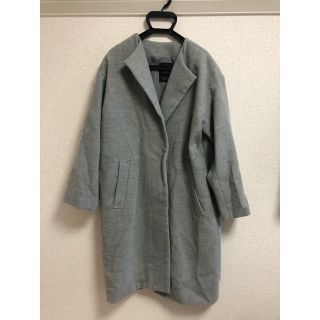 ダブルクローゼット(w closet)のグレー　コート(ロングコート)