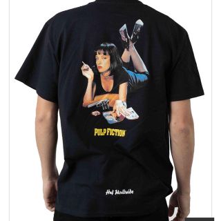 ハフ(HUF)のhuf pulp fiction コラボ tシャツ　L(Tシャツ/カットソー(半袖/袖なし))