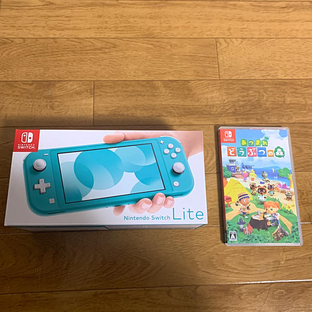 Nintendo Switch  Lite ターコイズ+あつ森家庭用ゲーム機本体