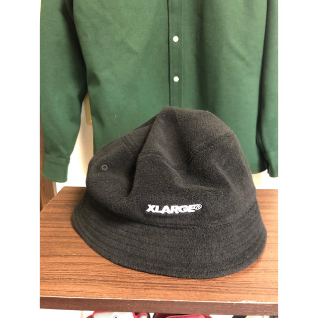 XLARGE(エクストララージ)のXLARGE ベルベット バケハ メンズの帽子(ハット)の商品写真