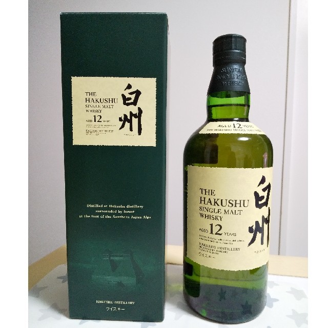 日本最大の サントリー - 白州 12年 ウイスキー 箱付き 1本 ウイスキー 日本最大の サントリー - 白州 12年 ウイスキー 箱付き 1本 ウイスキー