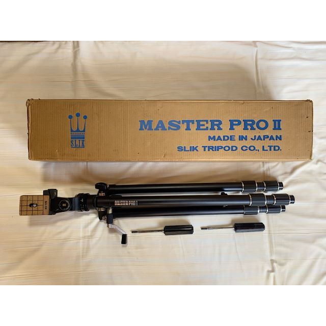 SLICK - 【値下げ】SLIK 三脚 MASTER PRO Ⅱの通販 by arf2199's SLICK - 【値下げ】SLIK 三脚 MASTER PRO Ⅱの通販 by arf2199's