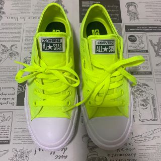 コンバース(CONVERSE)のCONVERSE with LUNARLON イエロー(スニーカー)