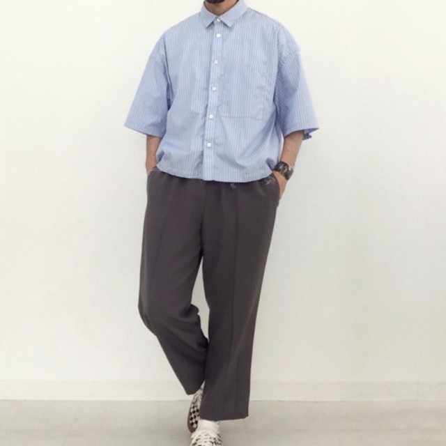 JieDa 18SS HALF SLEEVE STRIPE SHIRT シャツ