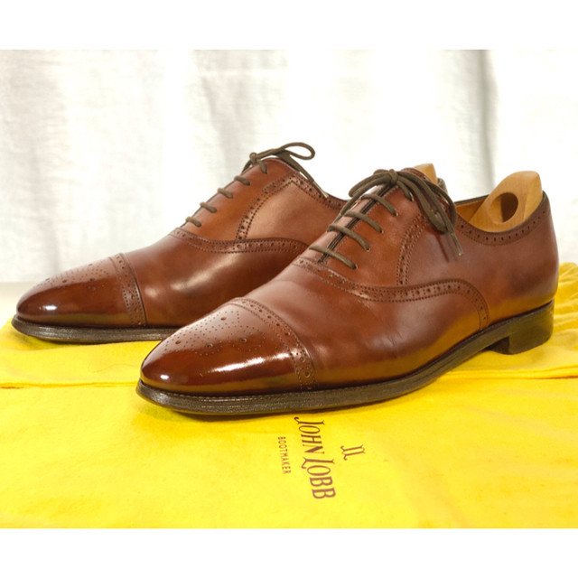 JOHN LOBB SAUNTON 7E ブラウン ジョンロブ ソートンオシャレ