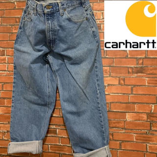 カーハート(carhartt)の《ストリート》カーハート Carhartt 90s 革パッチ デニムパンツ(デニム/ジーンズ)