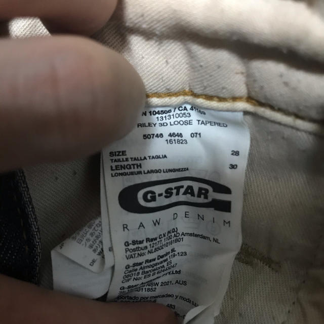 G-STAR RAW(ジースター)のGstar raw デニム メンズのパンツ(デニム/ジーンズ)の商品写真