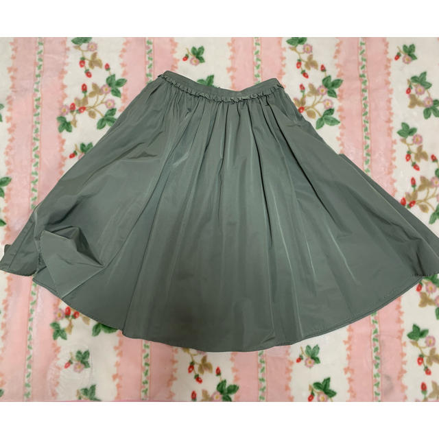 IENA(イエナ)のかな様専用^ - ^IENA グリーンスカート　Mサイズ レディースのスカート(ひざ丈スカート)の商品写真