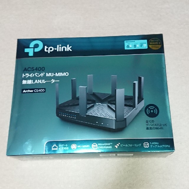 PC/タブレットTP-Link Archer C5400 Wi-Fiルーター