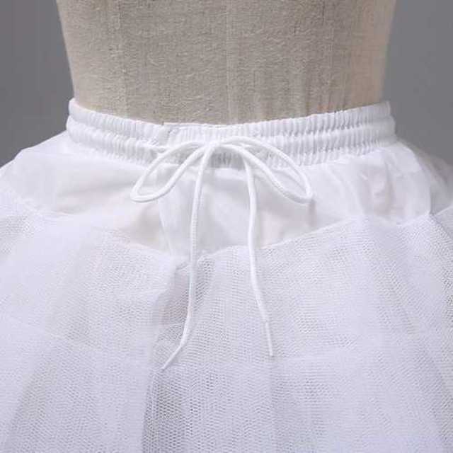白 ウェディングドレス ミニパニア 3リム パニエ レディース 花嫁用品 結婚式 レディースの下着/アンダーウェア(ブライダルインナー)の商品写真