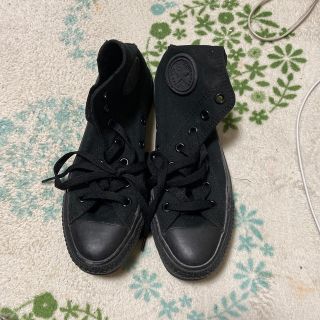 コンバース(CONVERSE)のコンバース　ハイカット23センチブラック(スニーカー)