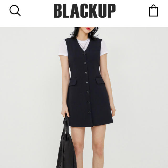 STYLENANDA(スタイルナンダ)のBLACKUP ブラックアップ ワンピース レディースのワンピース(ミニワンピース)の商品写真