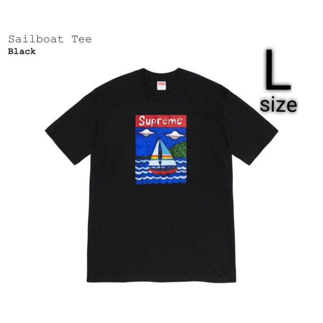 Supreme(シュプリーム)のLサイズ Supreme Sailboat Tee Black Large 黒 メンズのトップス(Tシャツ/カットソー(半袖/袖なし))の商品写真