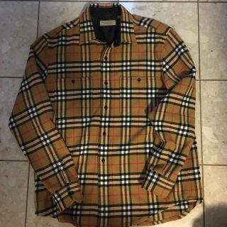 バーバリー(BURBERRY)のburberry バーバリー ウール フランネル シャツ   (シャツ)