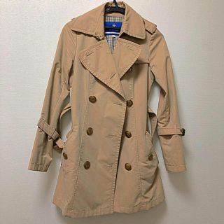 バーバリーブルーレーベル(BURBERRY BLUE LABEL)のバーバリー　トレンチコート　36(トレンチコート)