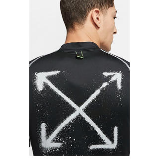 ナイキ(NIKE)のNIKExオフホワイトTMプロロングスリーブ黒XS(Tシャツ/カットソー(七分/長袖))