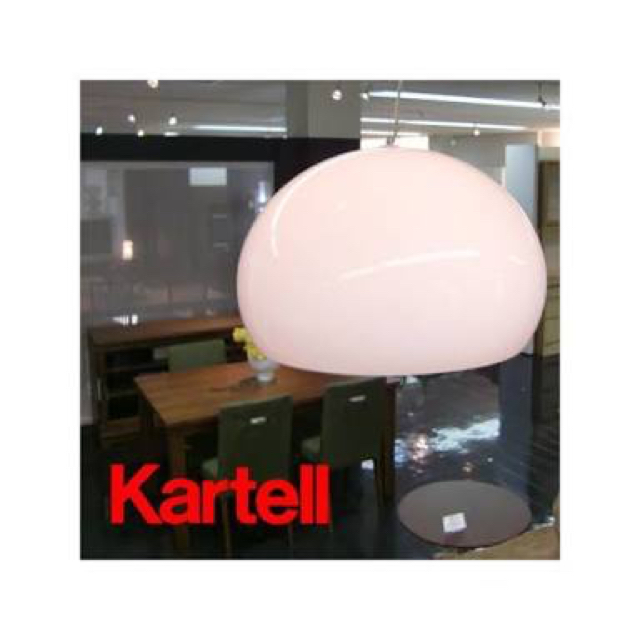 kartell(カルテル)のカルテル/フライ/照明/ホワイト インテリア/住まい/日用品のライト/照明/LED(天井照明)の商品写真