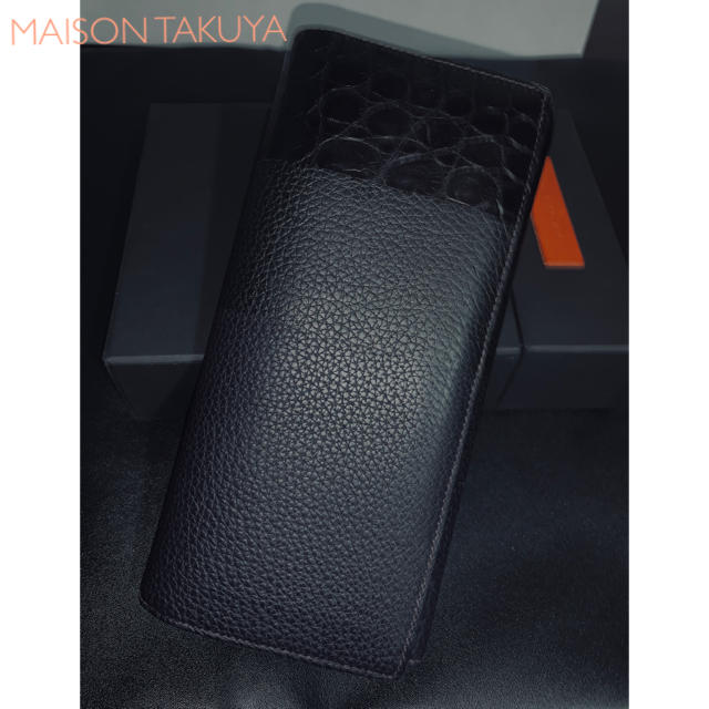 限定品 MAISON TAKUYA TT2 メゾンタクヤ クロコ  ウォレット メンズのファッション小物(長財布)の商品写真