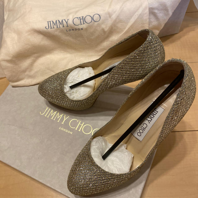 6月末まで】JIMMY CHOO ジミーチュウ ブライダルシューズ 35