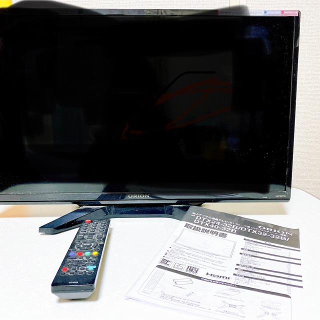 TV ORION 24インチ(取扱説明書、リモコン、B-CASカード、HDMI)の通販