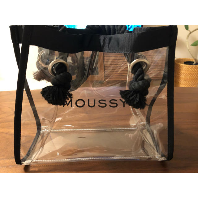 moussy クリアバッグ