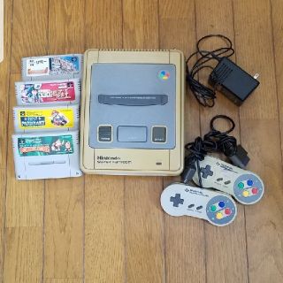 スーパーファミコン(スーパーファミコン)の任天堂 スーパーファミコン カセット 付(家庭用ゲーム機本体)