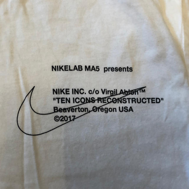 NIKE offwhite オフホワイトma５ Tシャツ - Tシャツ/カットソー(半袖