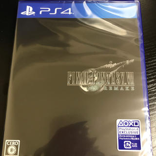 【新品未開封】ファイナルファンタジーVII リメイク PS4(家庭用ゲームソフト)