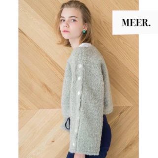 ドゥーズィエムクラス(DEUXIEME CLASSE)のMEER. ニット ボア山内一世 メーア 美品 トップス ウール モコモコ(毛皮/ファーコート)