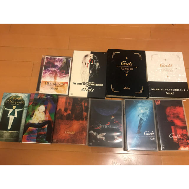 Gackt ライブDVD他　つめあわせ