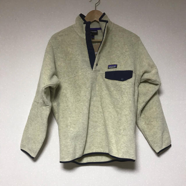 新品★Patagonia パタゴニア フリースプルオーバーM Oat