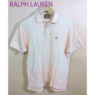 ラルフローレン(Ralph Lauren)のRALPH LAUREN　状態良好　サーモンピンク(ポロシャツ)