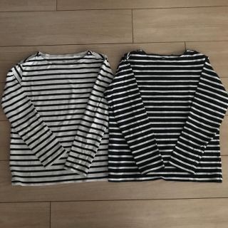 ユニクロ(UNIQLO)のユニクロ　ボーダー　ロンT 140(Tシャツ/カットソー)