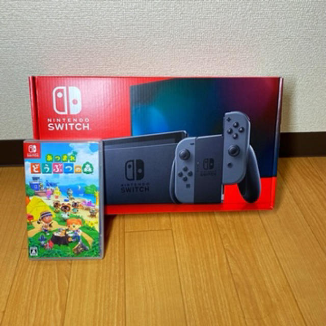 任天堂Switch本体グレーとどうぶつの森セット