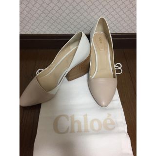 クロエ(Chloe)のChloe' バイカラーパンプス(ハイヒール/パンプス)