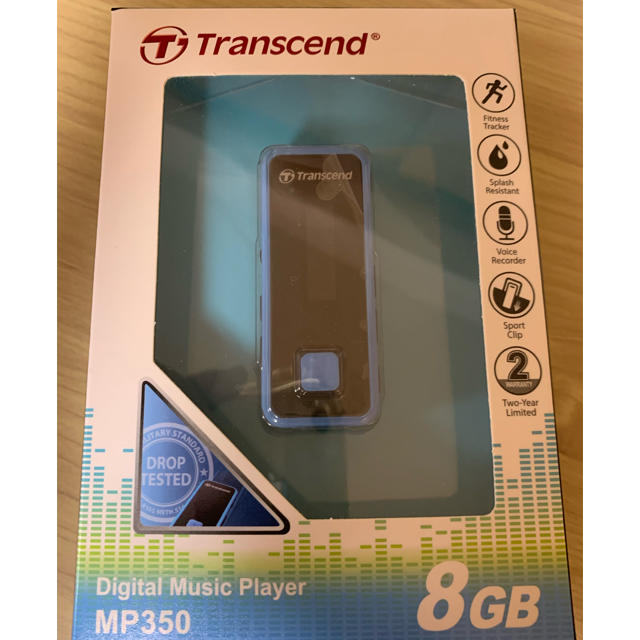 Transcend(トランセンド)のTranscend MP3プレーヤー MP350  8GB スマホ/家電/カメラのオーディオ機器(ポータブルプレーヤー)の商品写真