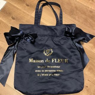 メゾンドフルール(Maison de FLEUR)のメゾンドフルール リボントートバッグ ギンガム(トートバッグ)