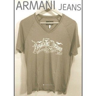 アルマーニ(Armani)のARMANI　状態良好　ユニセックス　ミルクティーブラウン(Tシャツ/カットソー(半袖/袖なし))
