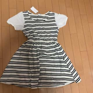 レトロガール(RETRO GIRL)のRETRO GIRL ボーダーワンピース　M(ミニワンピース)