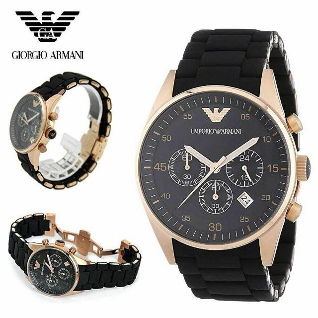 Emporio Armani(エンポリオアルマーニ)のARMANI エンポリオ アルマーニ 腕時計 時計 メンズ メンズの時計(腕時計(アナログ))の商品写真