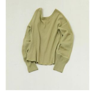 トゥデイフル(TODAYFUL)のBackopen Rib Long T-Shirts(Tシャツ(長袖/七分))