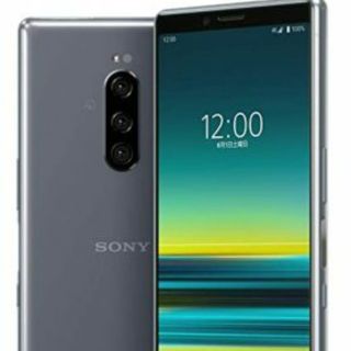 ソニー(SONY)のau XPERIA1 gray simロック解除済(スマートフォン本体)