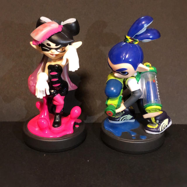 任天堂(ニンテンドウ)のスプラトゥーン　amiibo  アオリ&ボーイ　　☆お値下げ可 エンタメ/ホビーのフィギュア(ゲームキャラクター)の商品写真