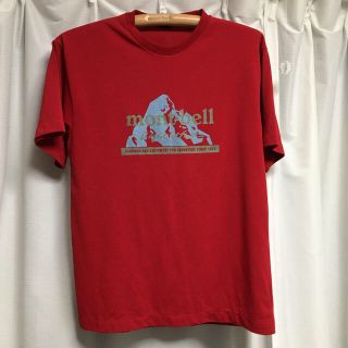 モンベル(mont bell)のモンベル　ウィックロンTシャツ　赤(Tシャツ/カットソー(半袖/袖なし))